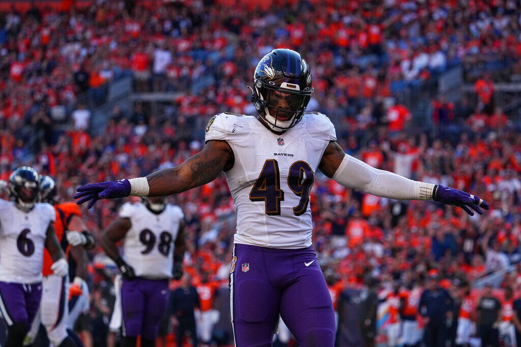 @Ravens (3-1, -7) over Colts (1-3), 28-14: